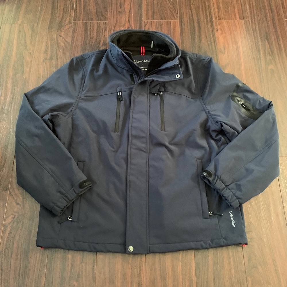 Calvin Klein Navy Blue Men's Performance Jacket